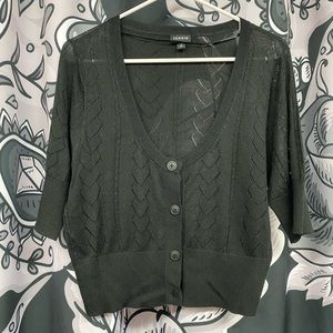Torrid lightweight short-sleeved button-up sweater cardigan Size 0